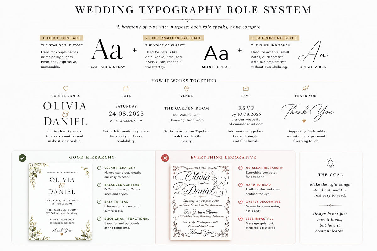 Printable Wedding Cards Design Ideas For Invitations And Thank You Notes Preview4  Wedding Typography Role System