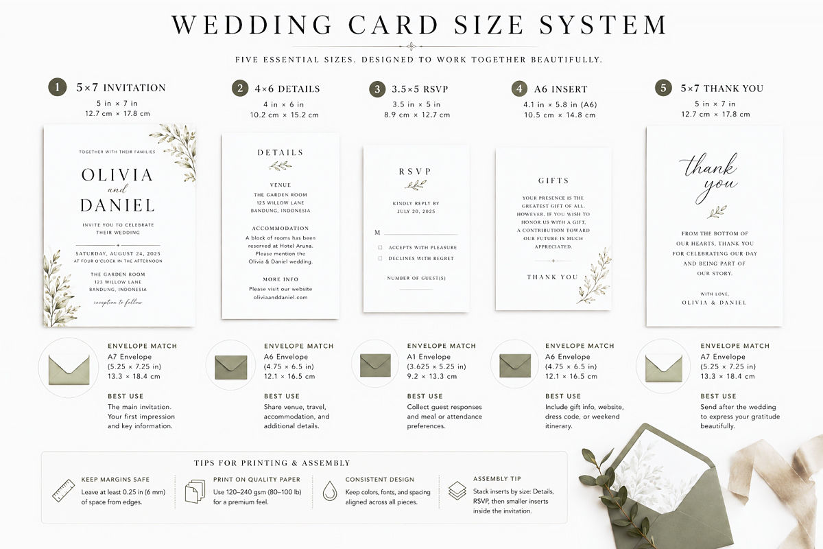 Printable Wedding Cards Design Ideas For Invitations And Thank You Notes Preview5  Wedding Card Size System