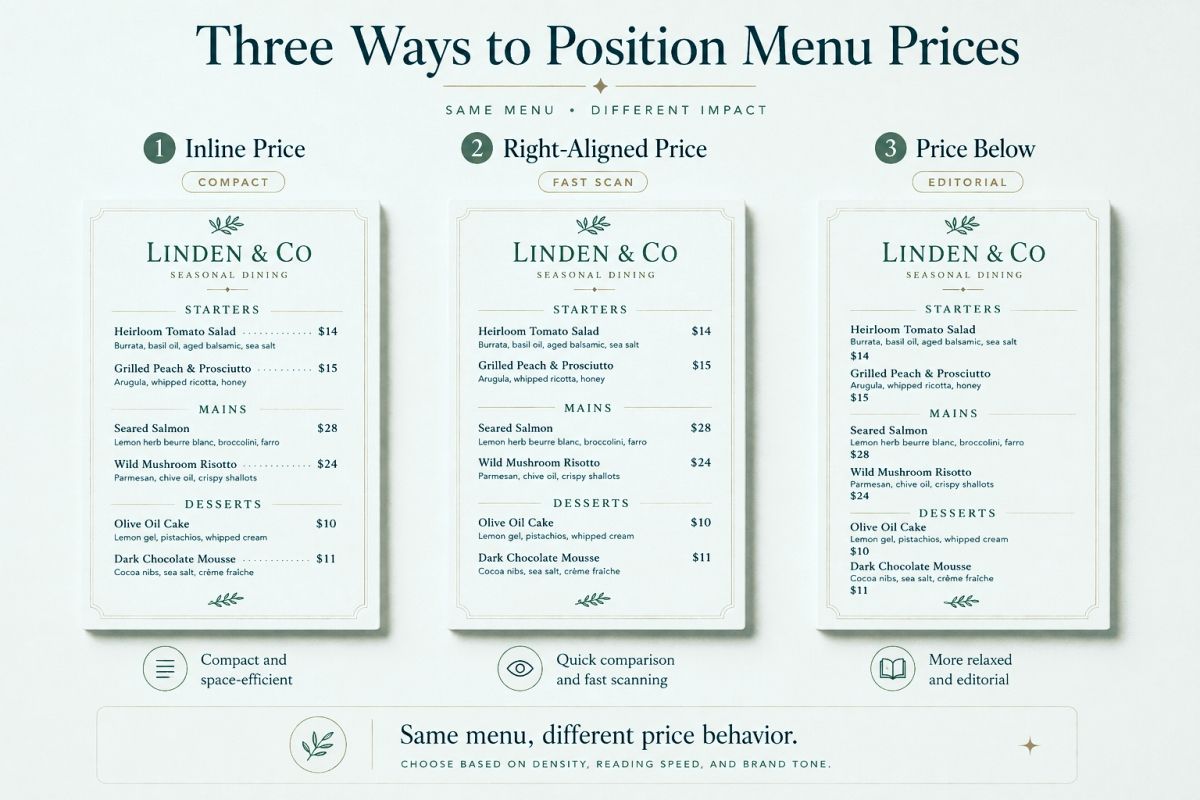 Restaurant Menu Typography Tips For Clear Stylish And Readable Menus 5