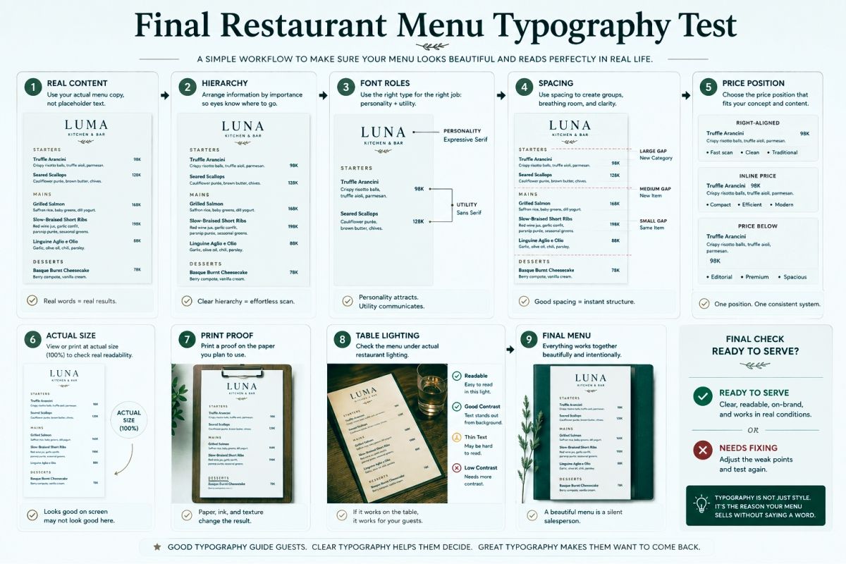 Restaurant Menu Typography Tips For Clear Stylish And Readable Menus 9