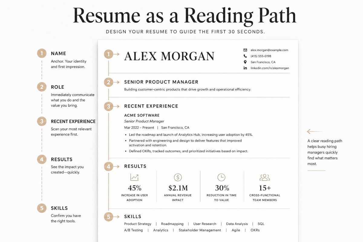 Resume Layout Design Tips For Better Structure Spacing And Readability 1