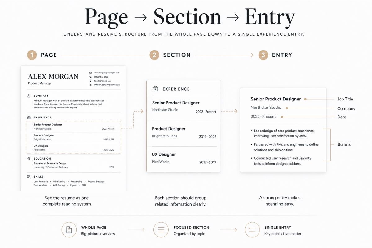 Resume Layout Design Tips For Better Structure Spacing And Readability 2