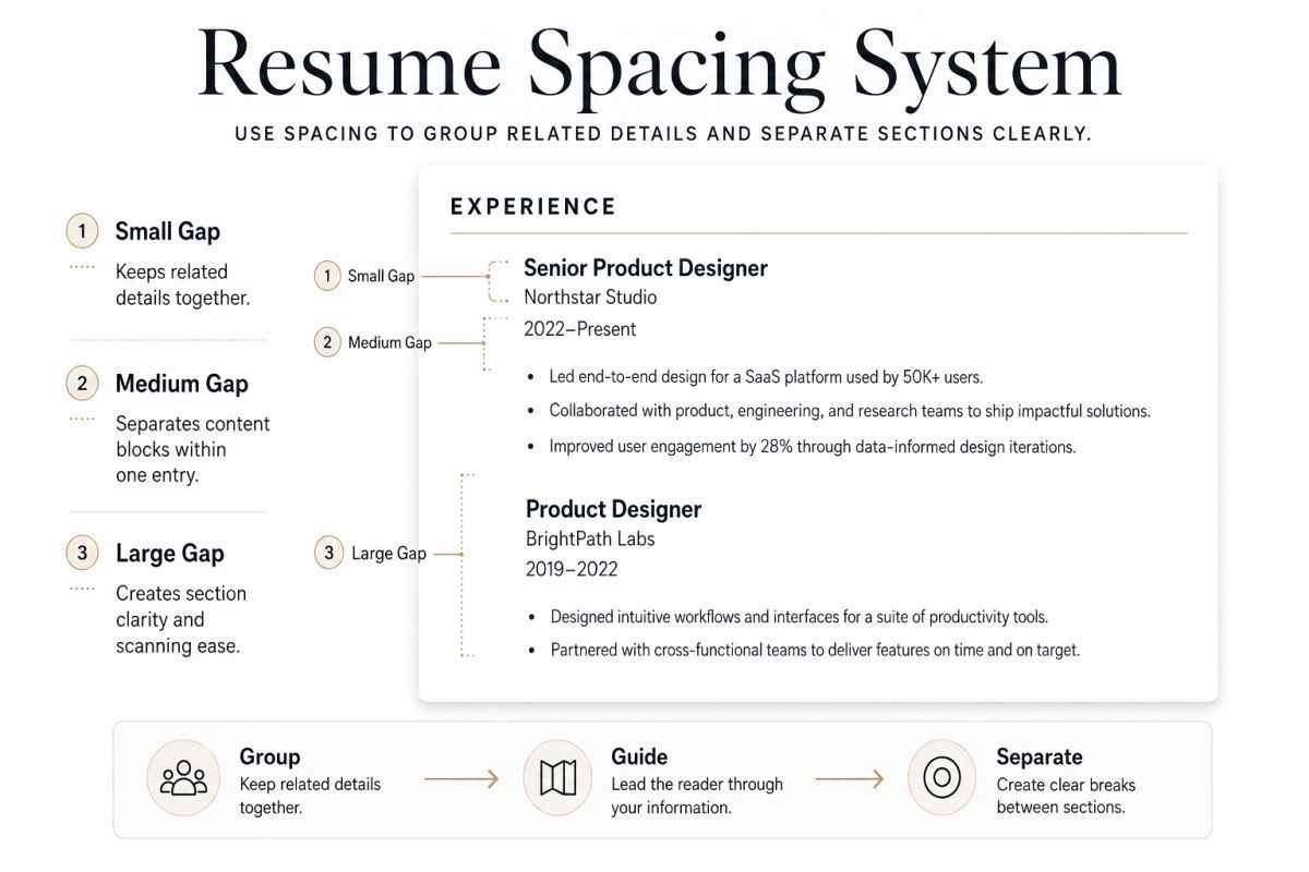 Resume Layout Design Tips For Better Structure Spacing And Readability 3