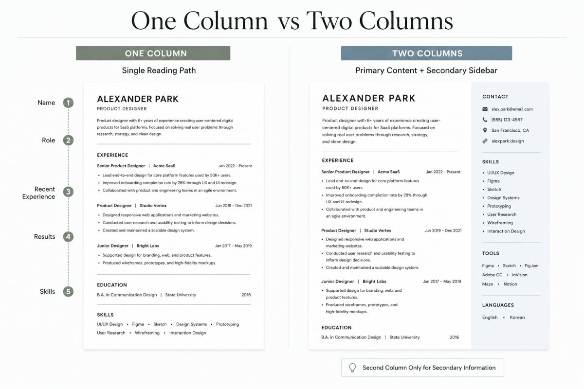 Resume Layout Design Tips For Better Structure Spacing And Readability 4
