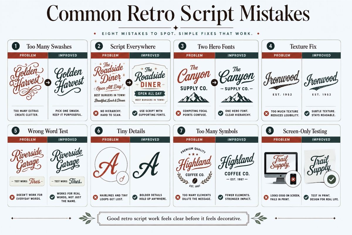 Common Retro Script Mistakes