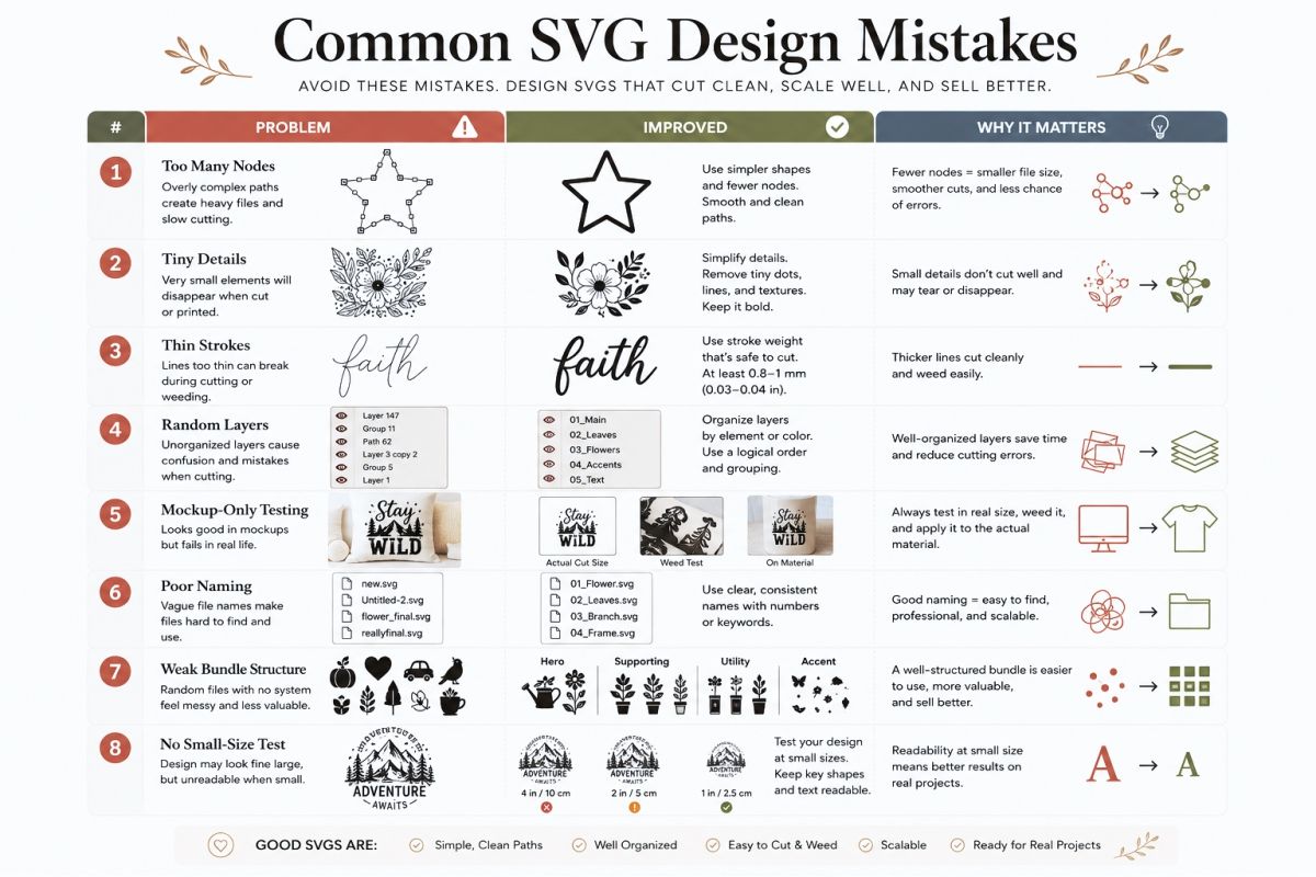 Svg Design Ideas For Cricut Crafts Shirts And Digital Downloads 11 Common Svg Design Mistakes