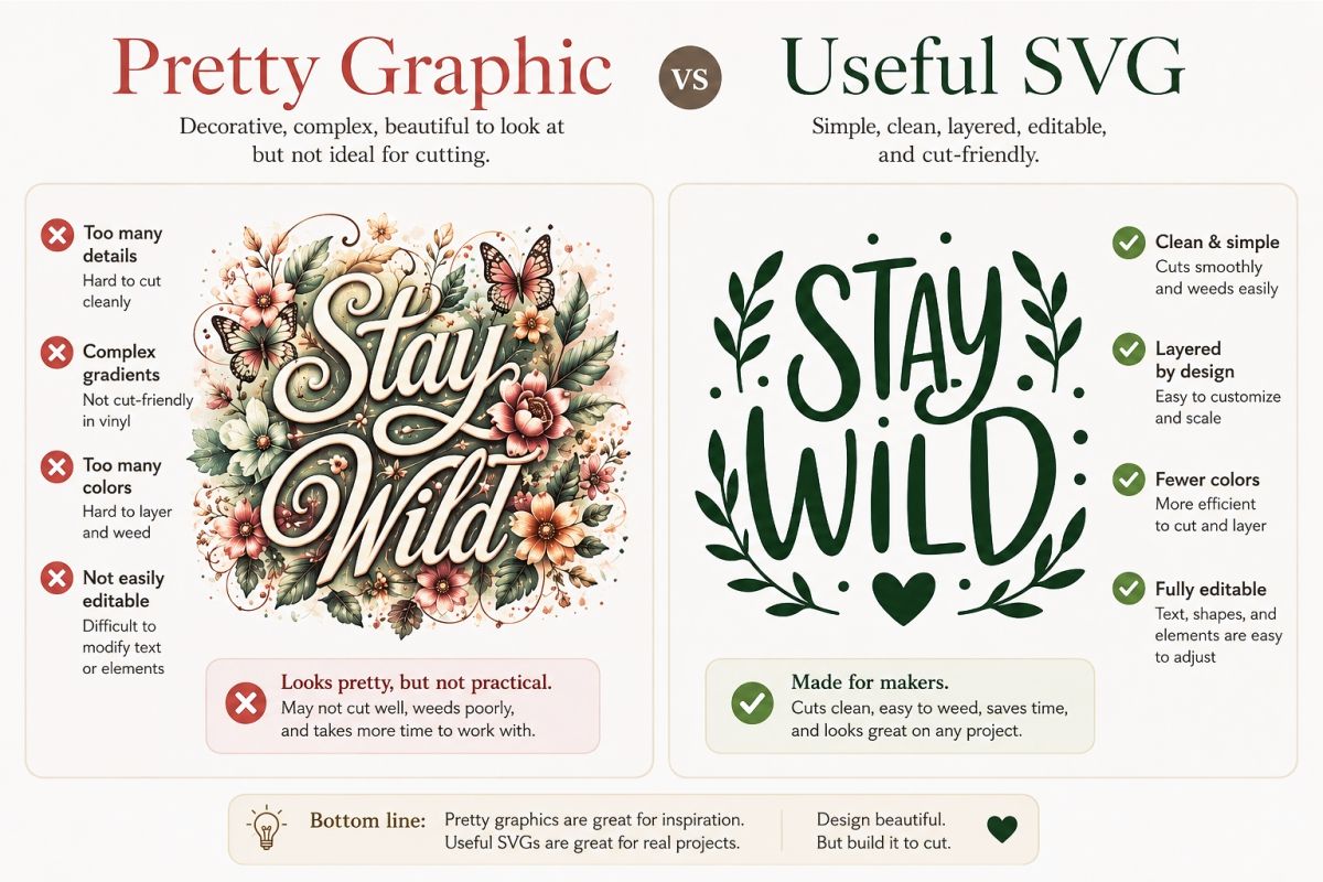 Svg Design Ideas For Cricut Crafts Shirts And Digital Downloads 2 Pretty Graphic Vs Useful Svg