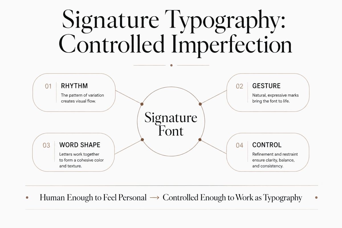Signature Typography: Controlled Imperfection