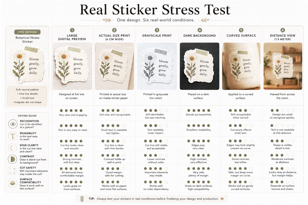 Sticker Design Ideas For Journals Packaging And Digital Shops 9  Real Sticker Stress Test