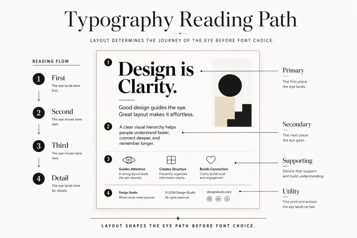 Typography Reading Path