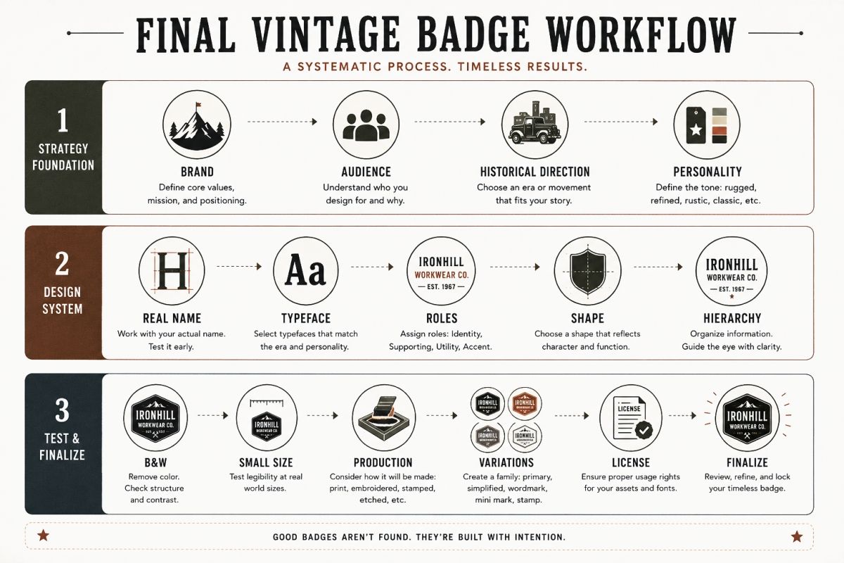 Final Vintage Badge Workflow