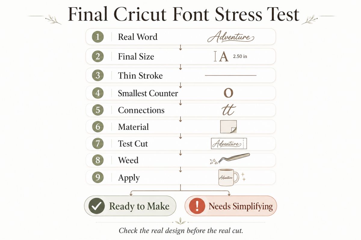Best Fonts For Cricut Projects Clean Cuts Cute Styles And Craft Tips 9