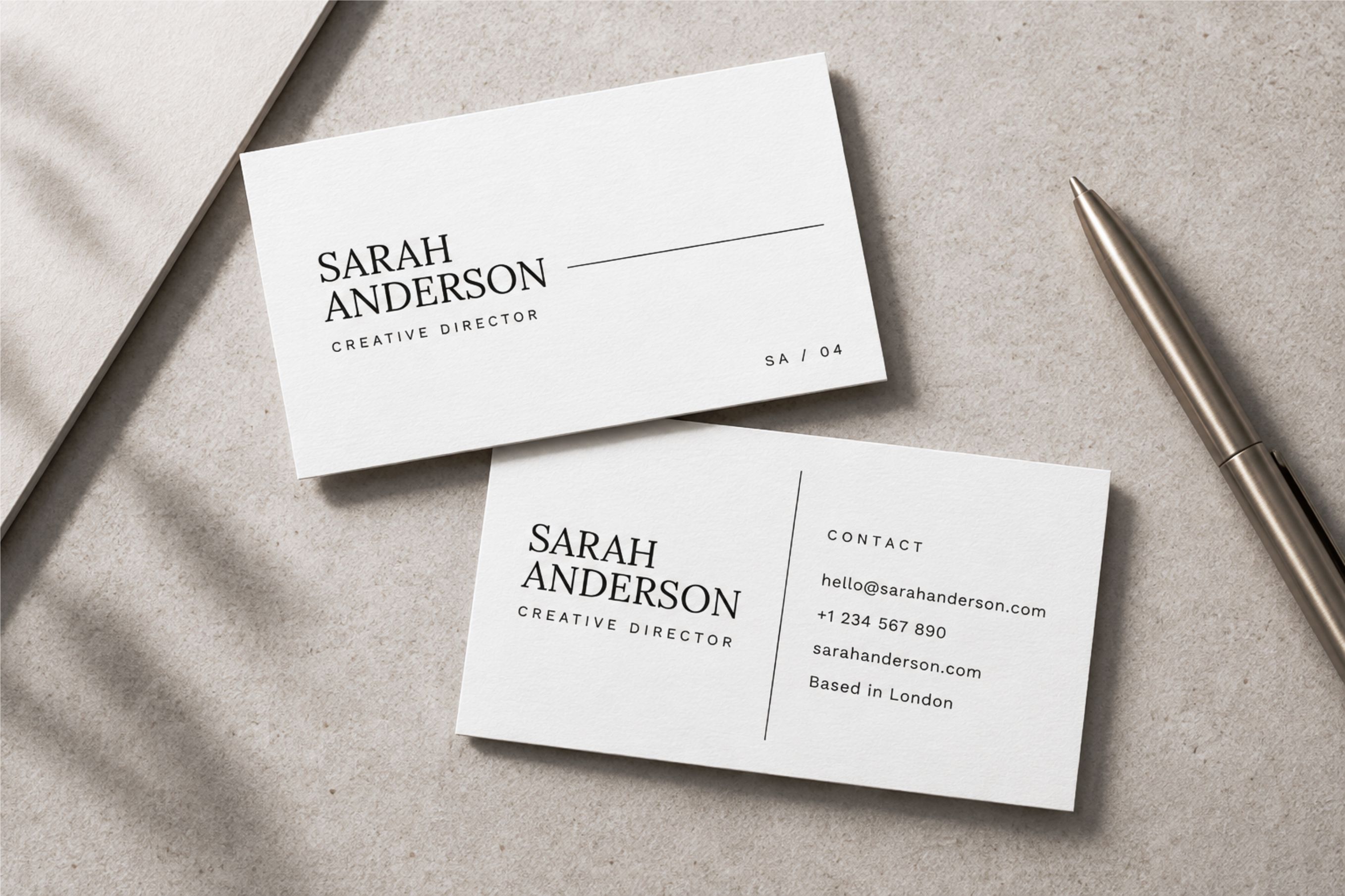 Free Business Card Concept 04 1a