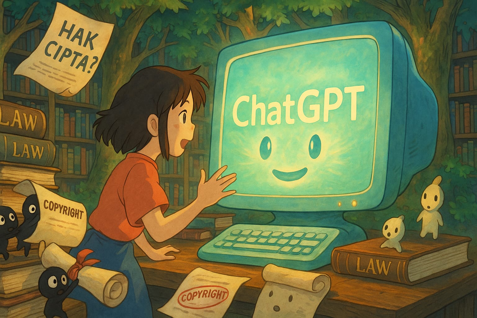 Cover image for ChatGPT, Studio Ghibli, dan Problem Hak Cipta