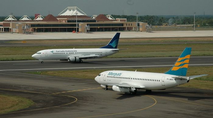 Garuda Indonesia dan Merpati Airlines. (FOTO: Istimewa)