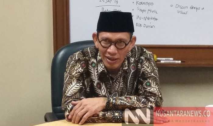 Ketua Pengurus Besar Nahdlatul Ulama (PBNU) Robikin Emhas. (FOTO: NUSANTARANEWS.CO/Ucok)