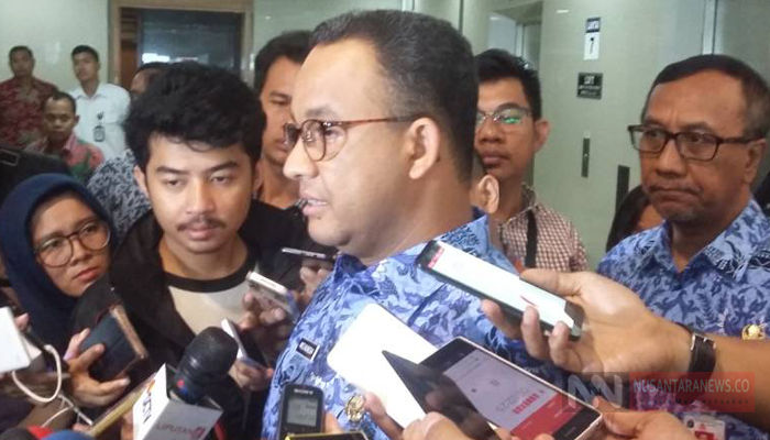 Gubernur DKI Jakarta Anies Baswedan. (Foto Ucok Al Ayubbi NUSANTARANEWS.CO)