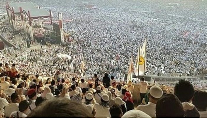Kampanye Akbar Prabowo-Sandi di Gelora Bung Karno, Jakarta, Minggu (7/4/2019). (Foto: Istimewa)