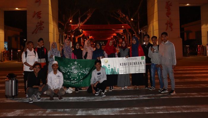 Mahasiswa Nahdaltul Ulama (NU) yang tengah studi di Nanjing menggelar konferensi ranting NU yang pertama kali di Tiongkok. (Foto: Istimewa)