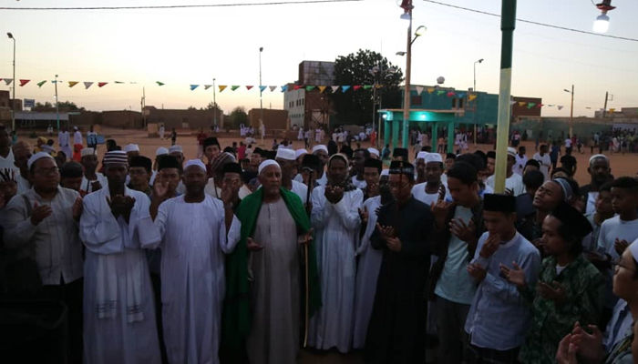 PCINU Sudan Rayakan Maulid Nabi Bersama Syaikh Idris Abu Qurun. (Foto Istimewa)