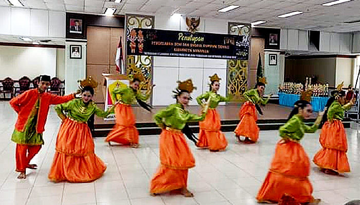 Berakhir sukses, peserta Gelar Seni Budaya Rumpun Tidung melebihi target.