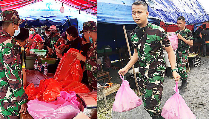 Kodam Brawijaya Jamin Kebutuhan Makanan Pengungsi Erupsi Semeru
