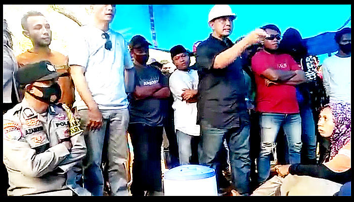Ancam borgol kepada masyarakat Konawe Kepulauan, PT GKP diminta minta maaf 1x24 jam.