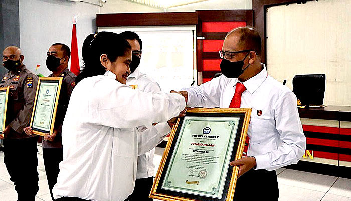 Polres Tuban raih penghargaan dari Kornas TRC Perlindungan Perempuan dan Anak