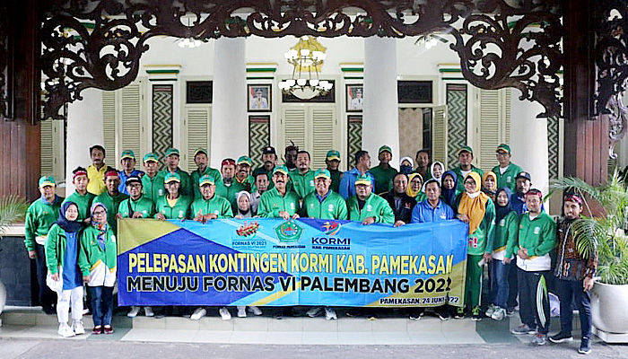 Wabup Fattah Jasin lepas Kontingen KORMI ke FORNAS VI di Palembang