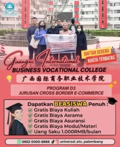 Beasiswa Guangxi International Business Vocational College