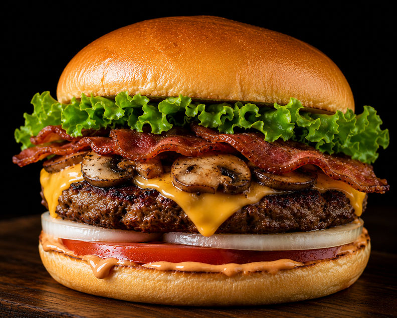 Cheesy Bacon Mushroom