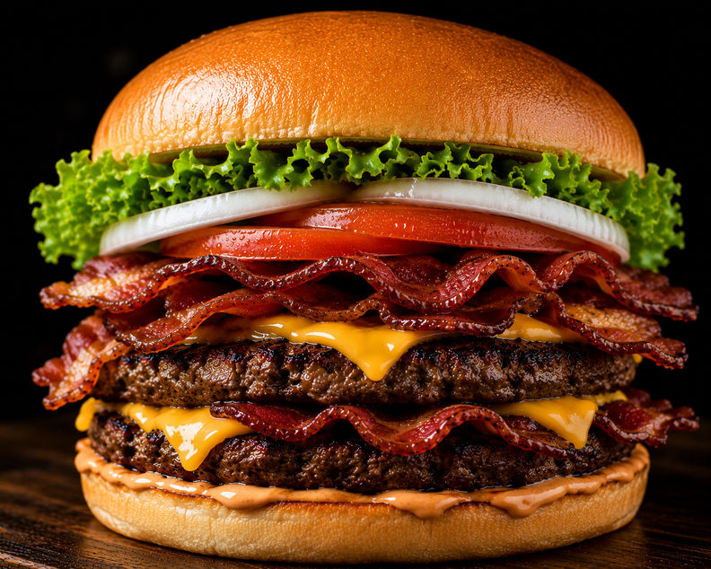 Double Bacon Cheese Burger