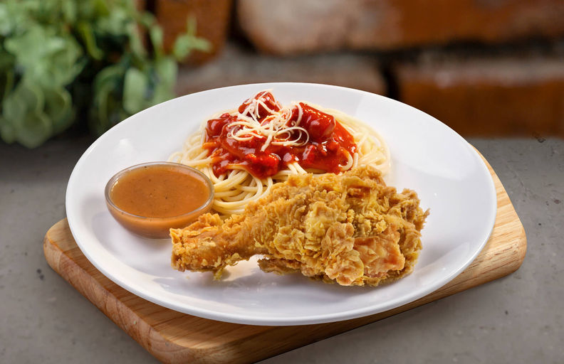 Spaghetti w/ Chicken