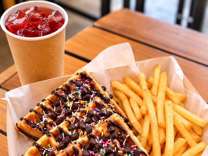 **Snack Supreme Combo** 🧇🍟🥤