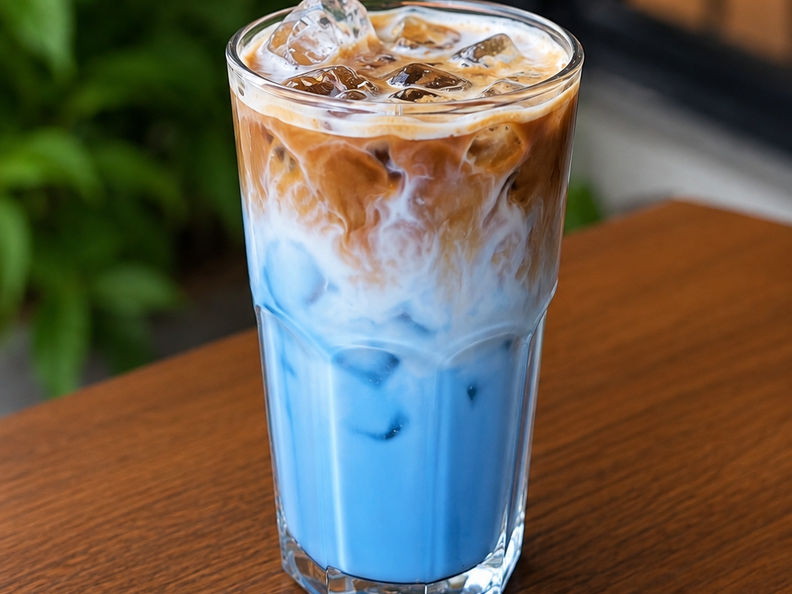 Blue Vanilla Latte