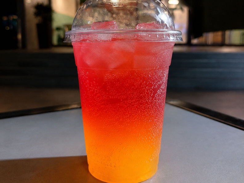 Orange Strawberry Soda