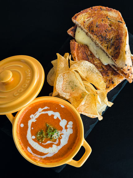 Grilled Cheese with Tomato Soup