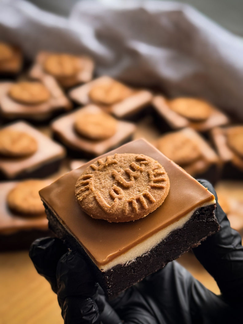 Biscoff-Cheesecake Brownie