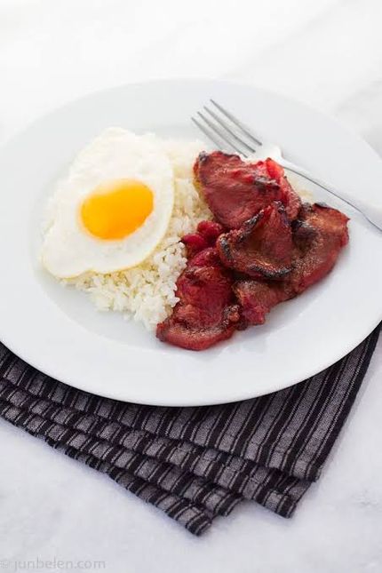 RICE BOWL + TOCINO WITH EGG