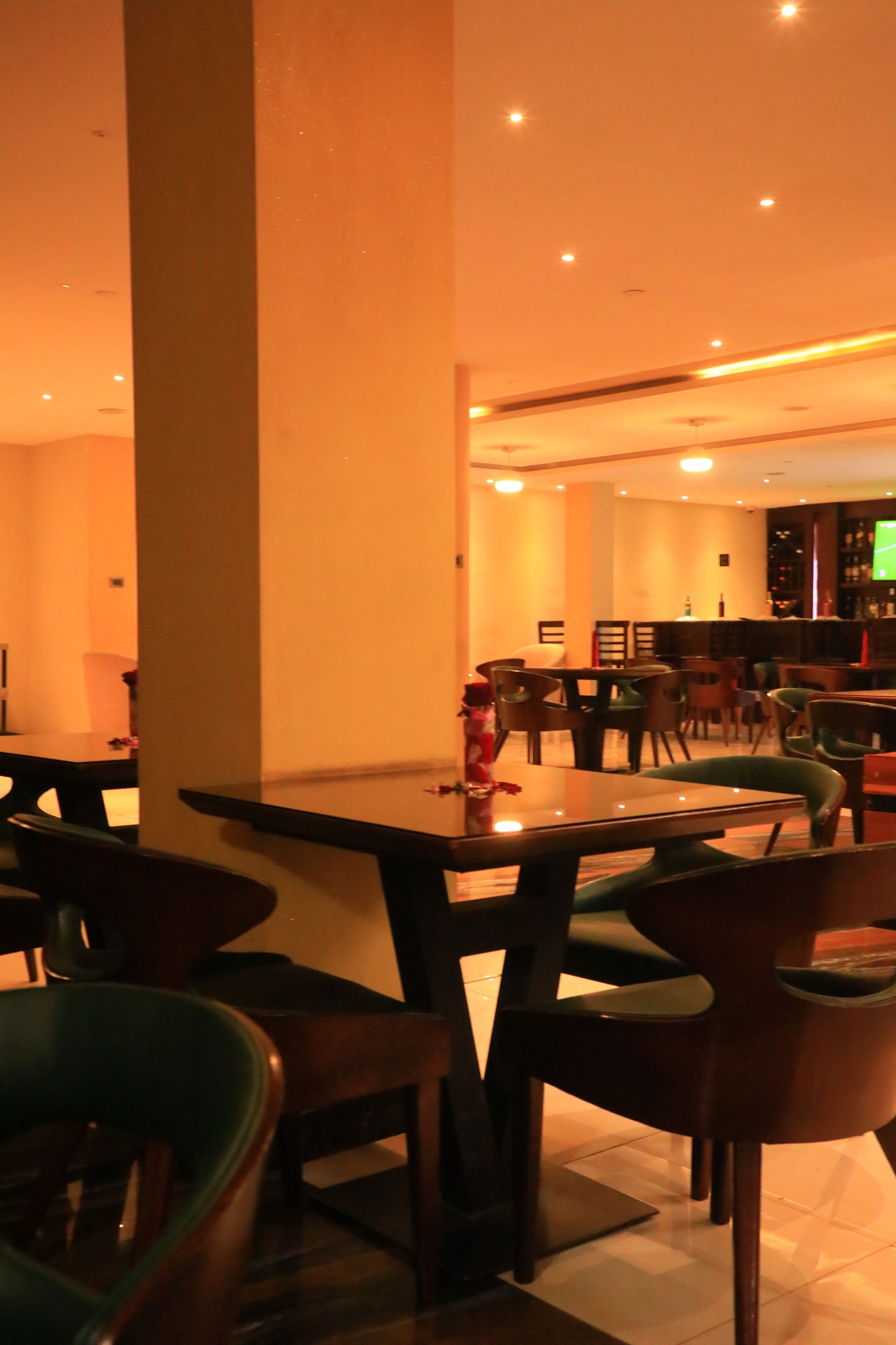 Reception desk and waiting area