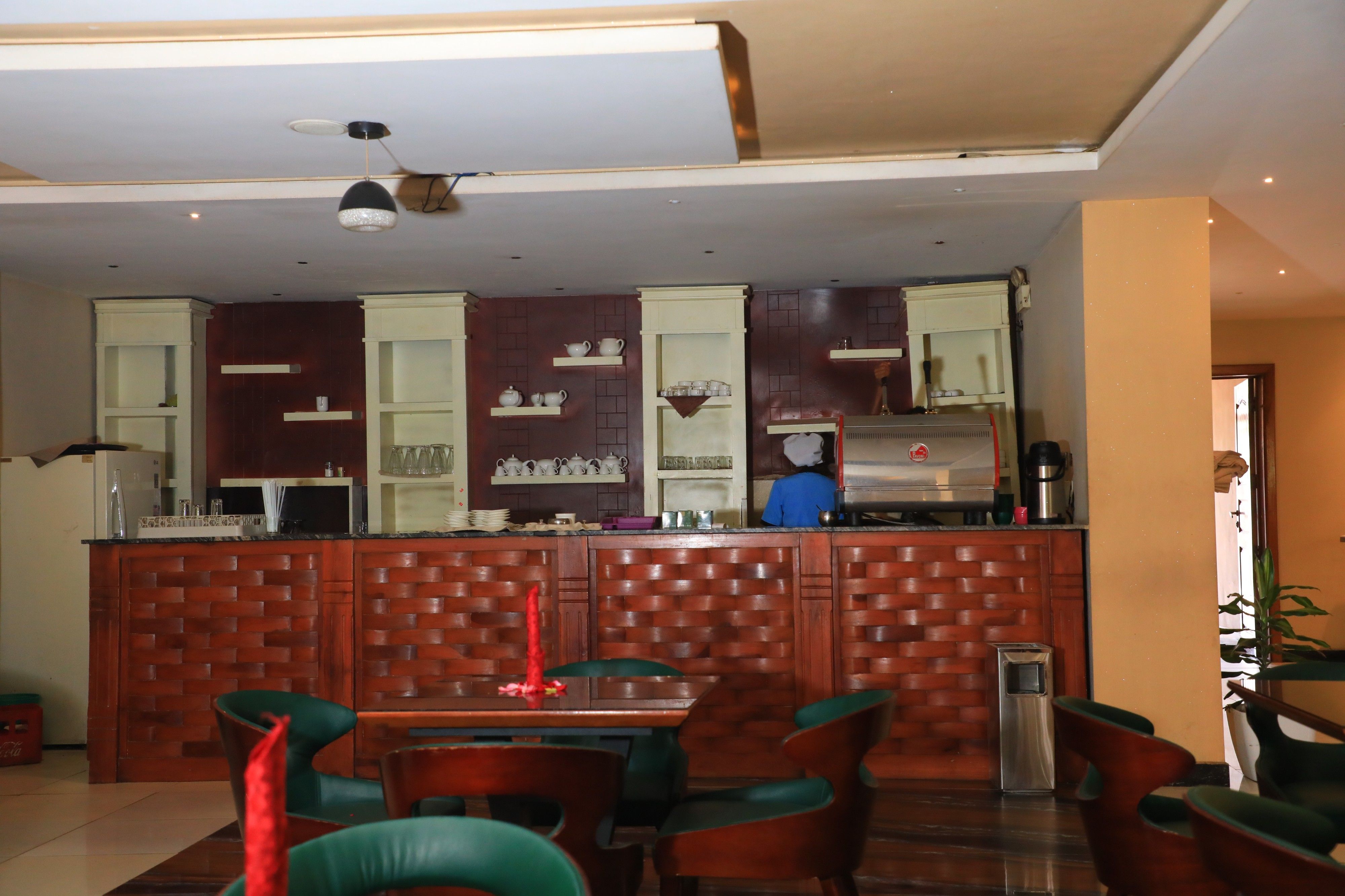 Cocktail preparation area