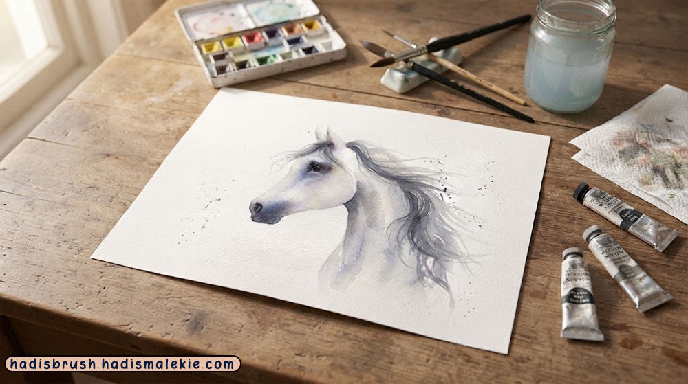 watercolor horse painting tutorial