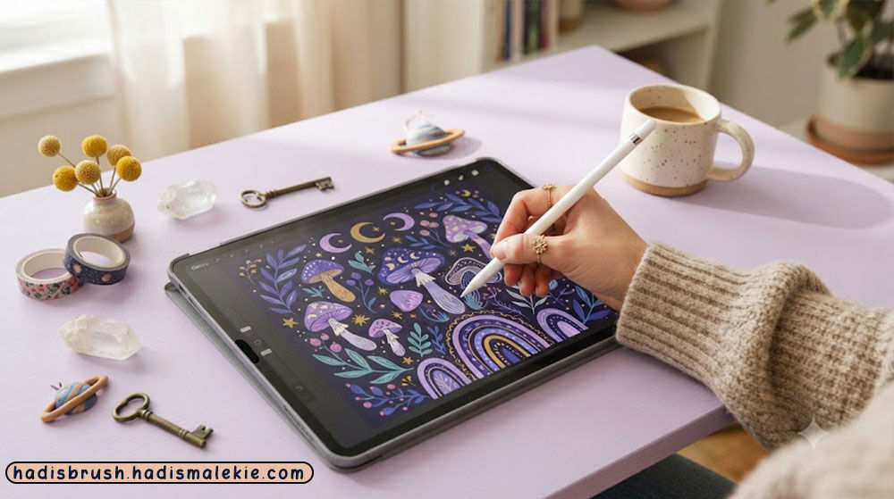Learn digital illustration using procreate