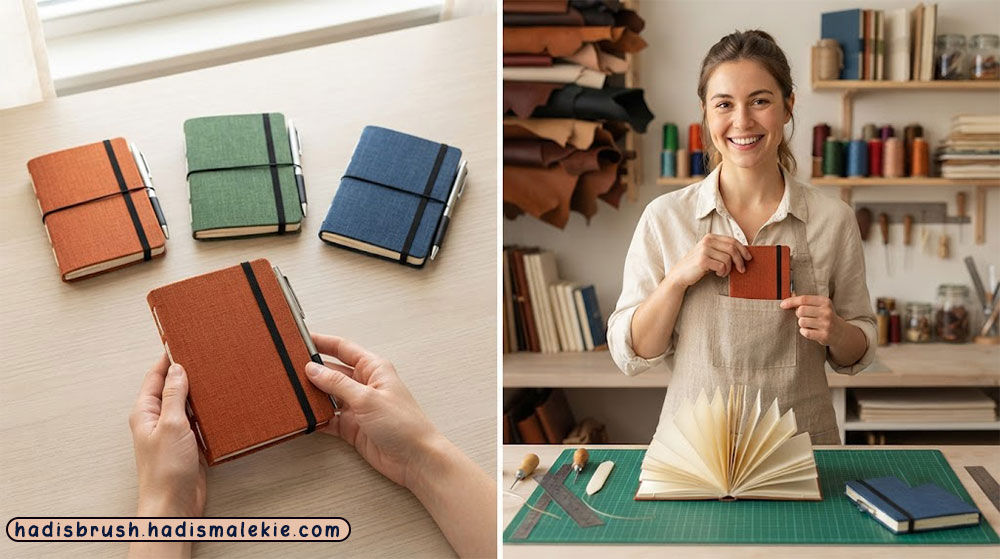 Learn Bookbinding pocket notebooks
