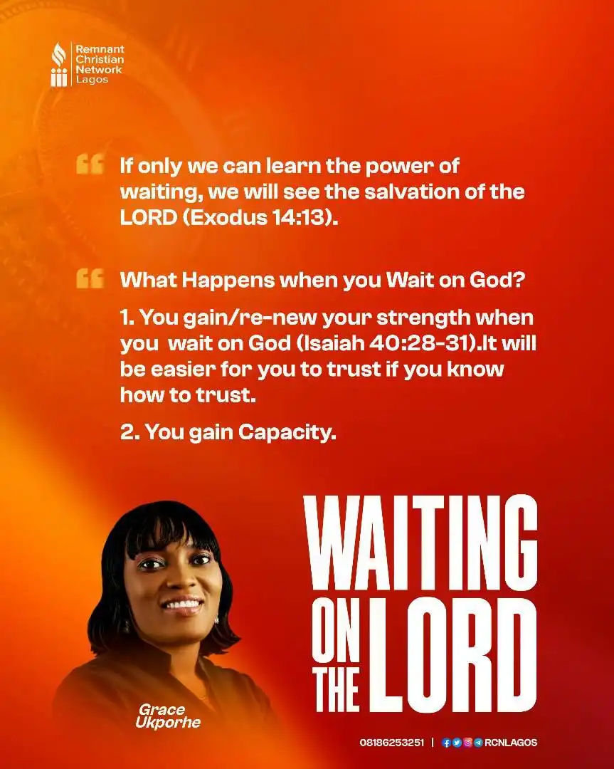 Waiting on the LORD quote 3