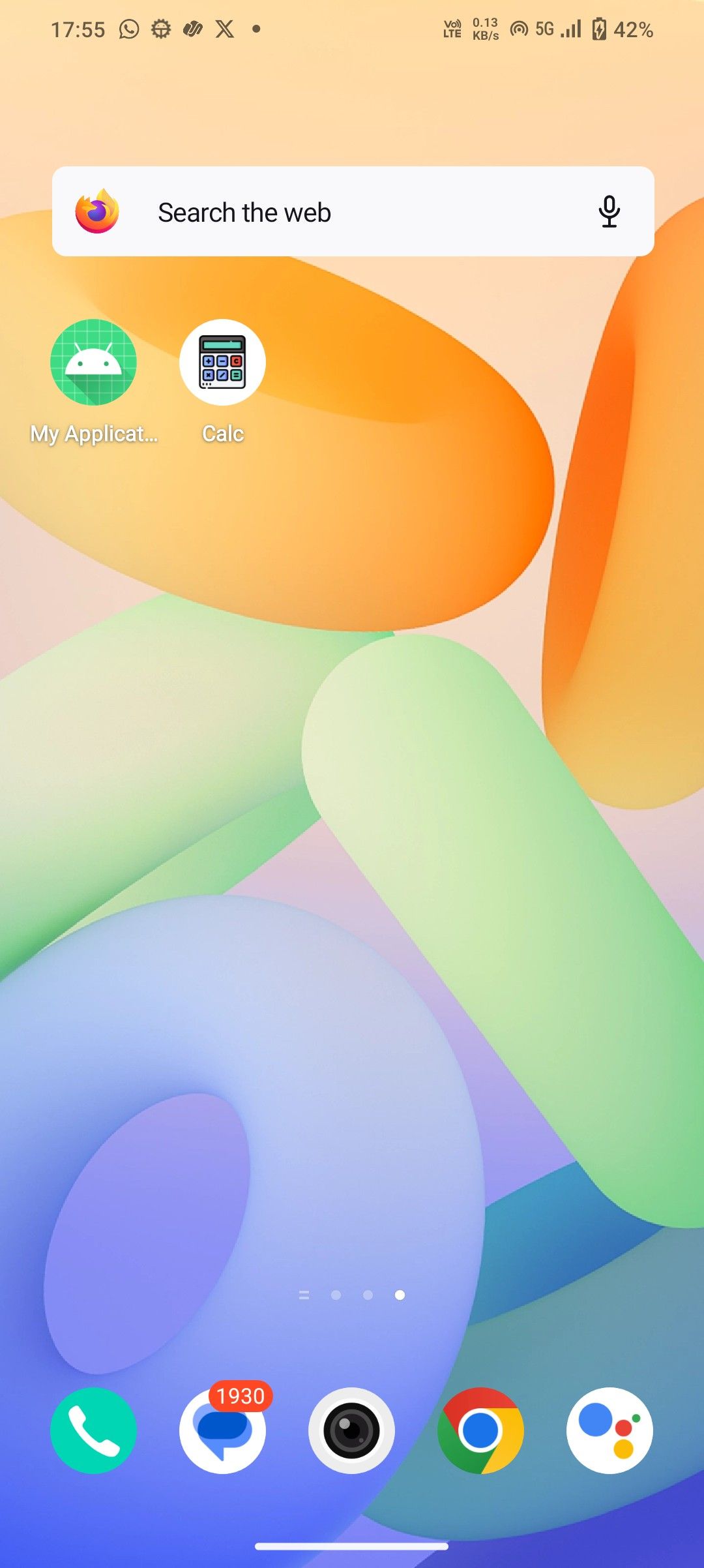 App icon on mobile screen