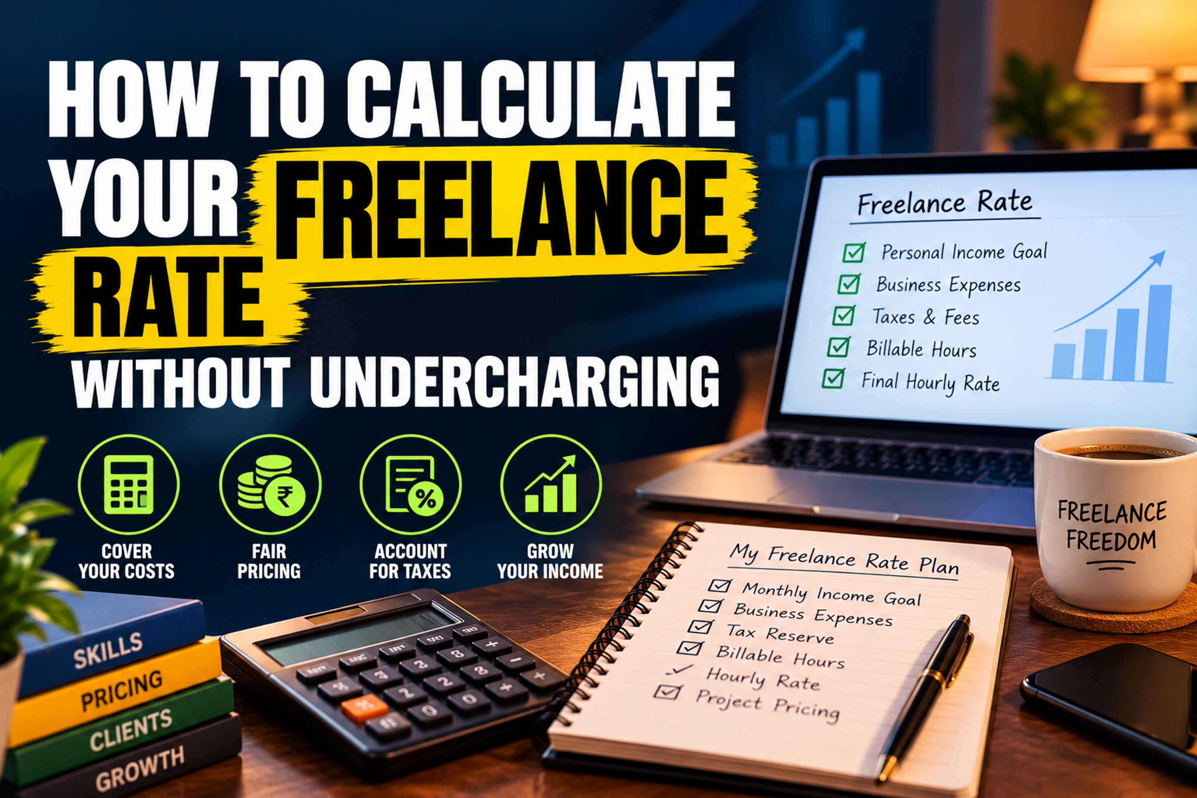 How to Calculate Your Freelance Rate Without Undercharging