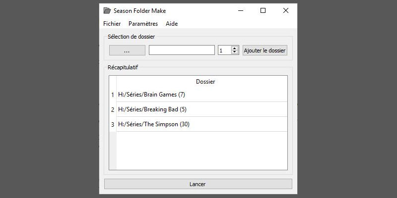 3 séries d'ajoutées