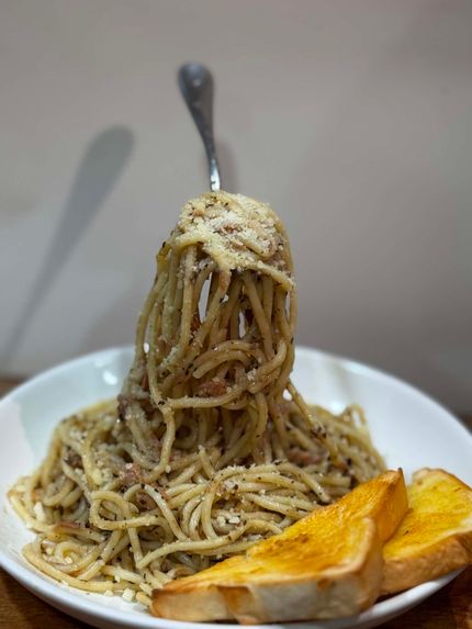 Flying Tuna Pesto Pasta