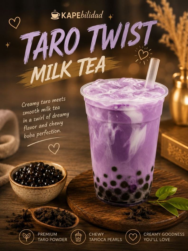 💜 Taro Twist Milk Tea